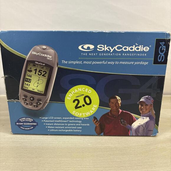 SkyGolf SKYCADDIE SG4 Golf Course Range Finder -New Open Box Tested - Picture 1 of 7